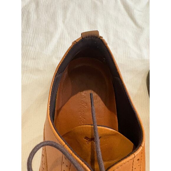 Wolf & Shepherd Men's 8 Crossover Wingtip Italian Leather Hybrid Dress Shoes - Picture 5 of 16